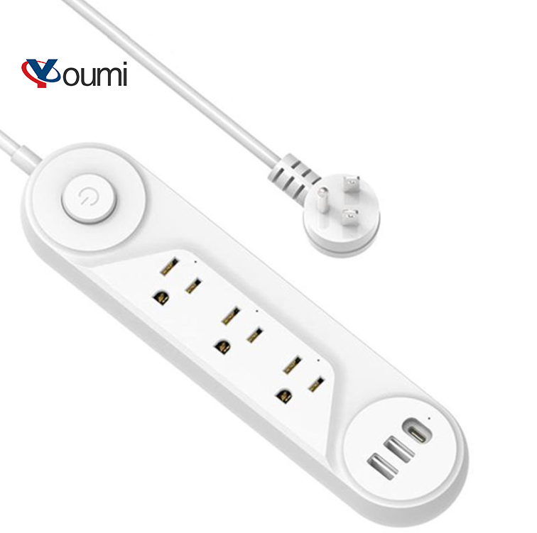 Switches 3 USB Sockets Intelligent Sockets