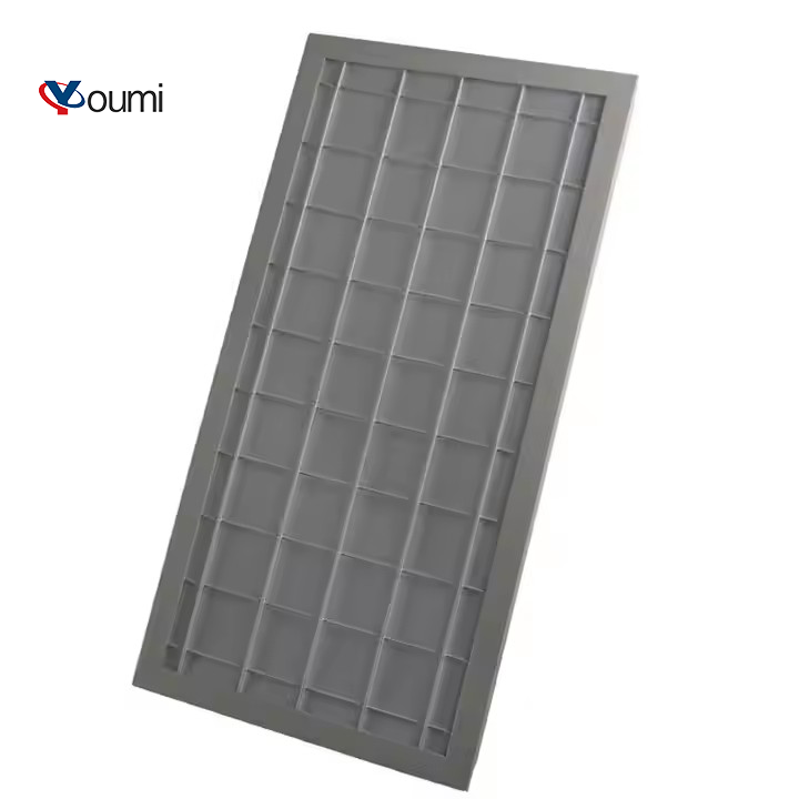 Ceiling grille panel lights